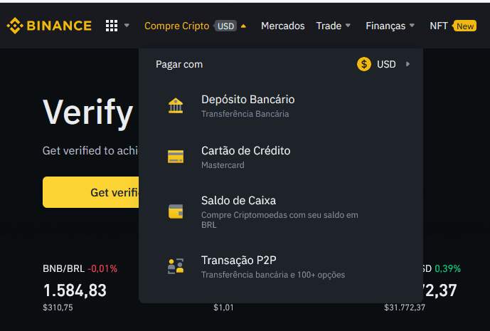 Adquira Suas Criptomoedas