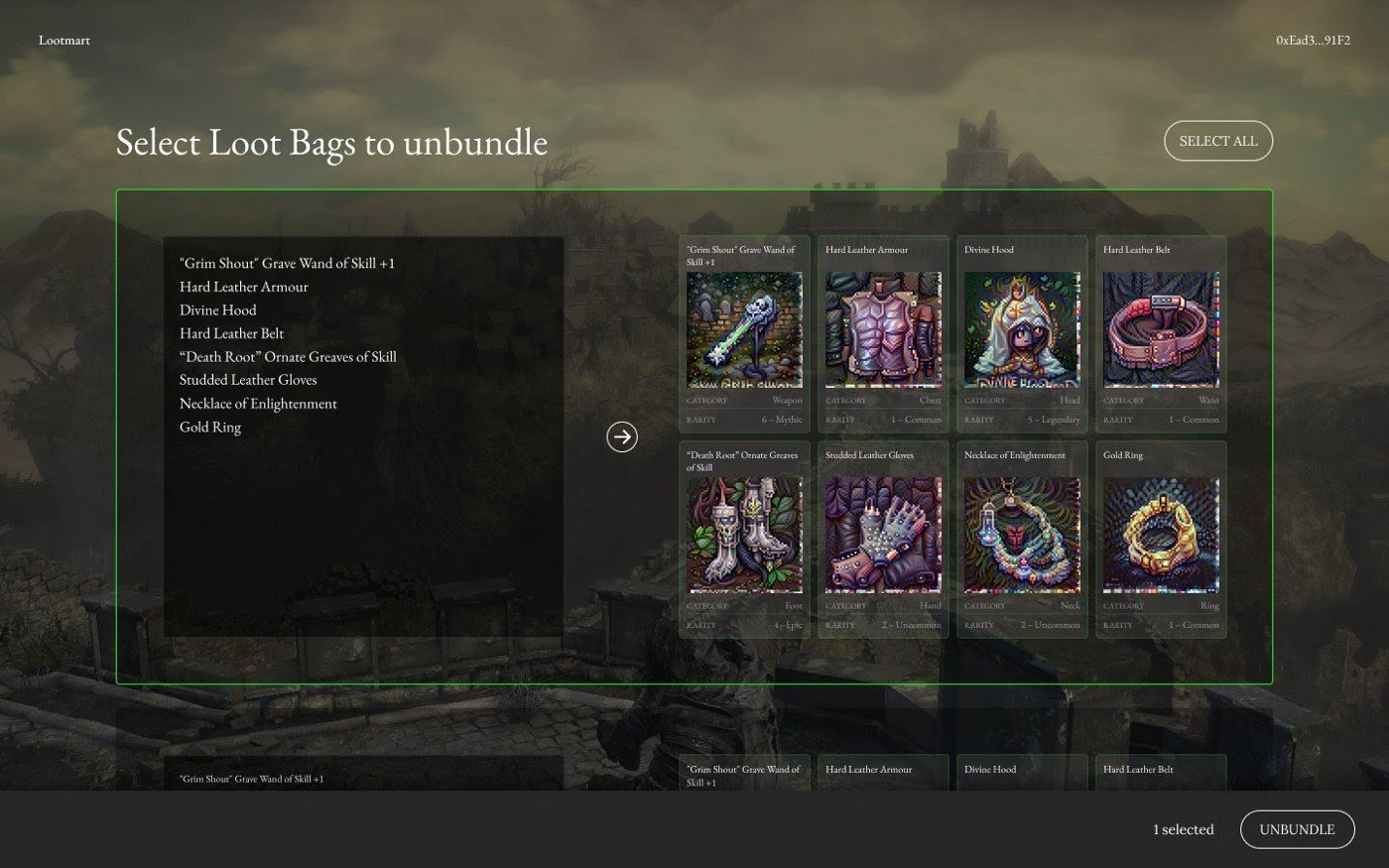 Por Que o Projeto Loot é Uma Tendência na Comunidade de Jogos NFT? 6 Por que o Projeto Loot é Uma Tendência na Comunidade de Jogos NFT