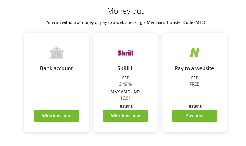 Transferir Dinheiro da Neteller Para o Banco: Guia