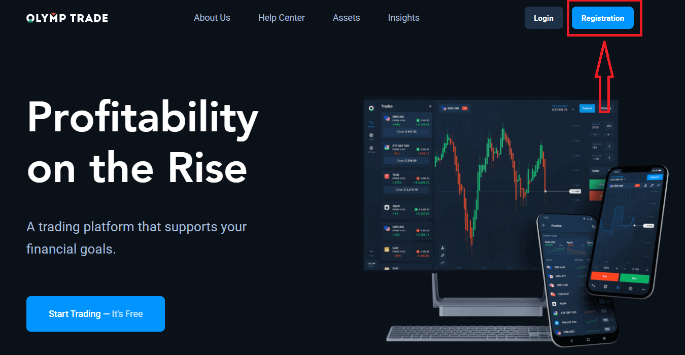 Registrar na OlympTrade: Passo a Passo Simples