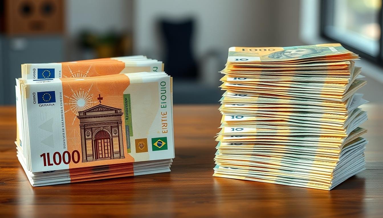 1000 euros quantos reais