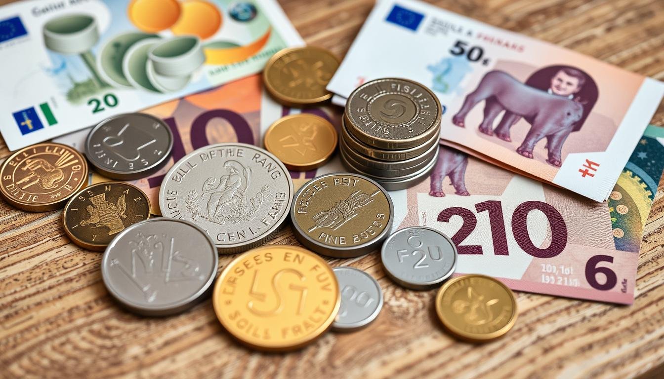Moedas e Cédulas do Franco Suíço