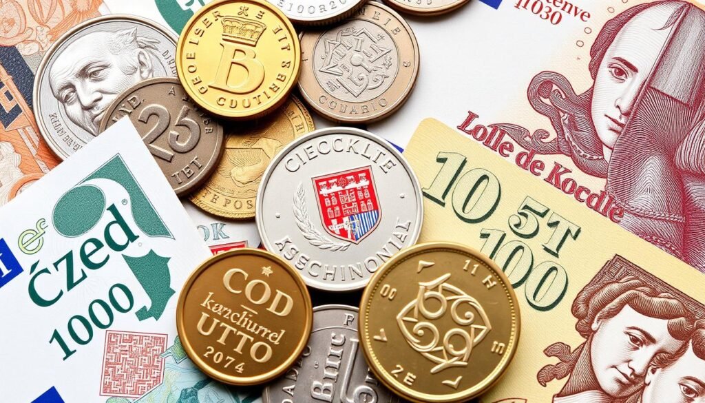 Moedas e notas da Coroa Tcheca