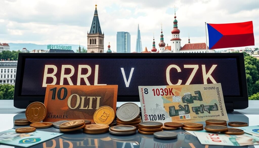 Taxa de câmbio BRL/CZK