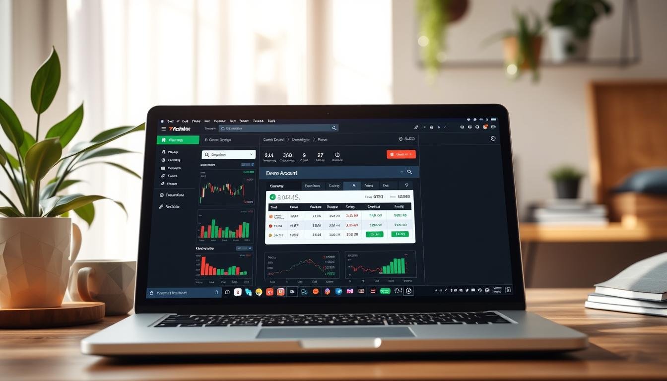 plataforma com conta demo​