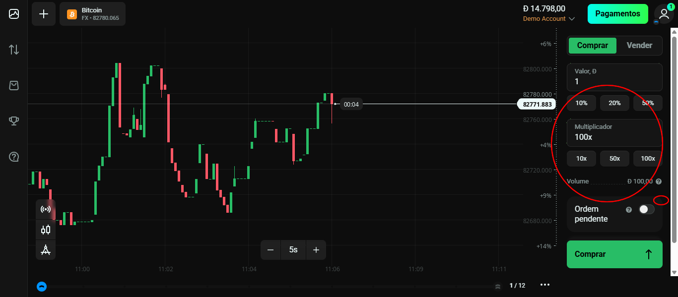 Como Alterar a Alavancagem na Olymp Trade?