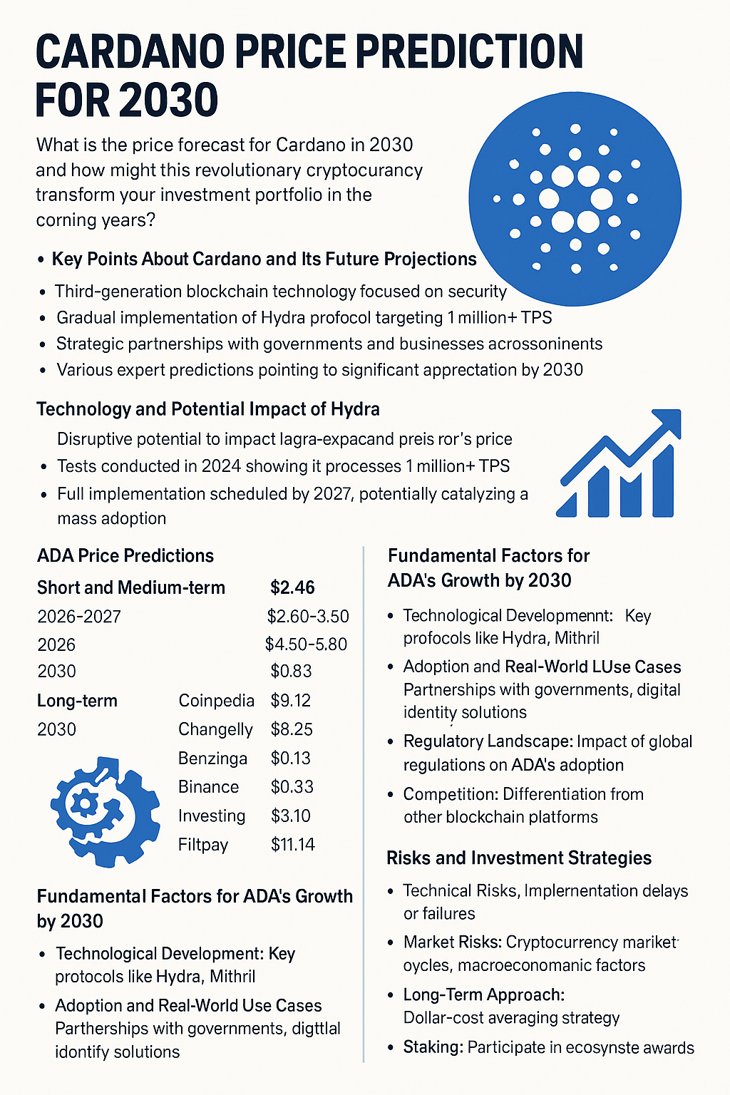 Qual a Previsão de Preço Para Cardano para 2030? 1 Qual a Previsão de Preço Para Cardano para 2030