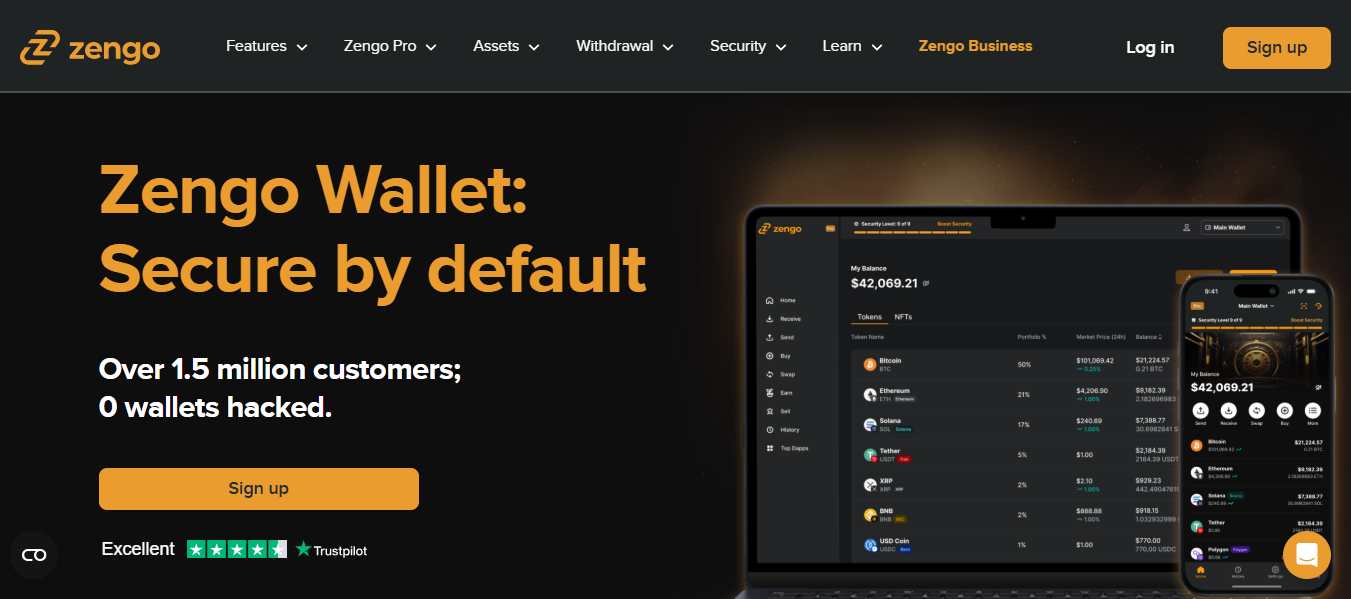 ZenGo Wallet em 2025: A Carteira Cripto Mais Segura? 4 ZenGo Wallet em 2025: A Carteira Cripto Mais Segura?