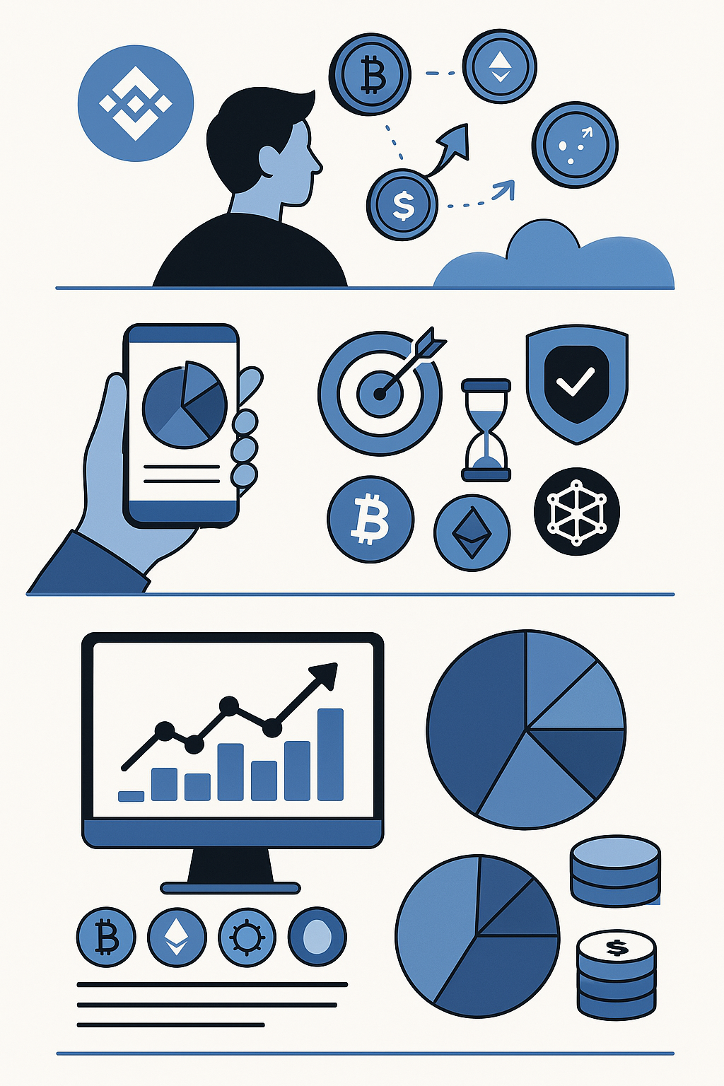 Montagem de Carteira de Criptomoedas na Binance 1 Montagem de Carteira de Criptomoedas na Binance