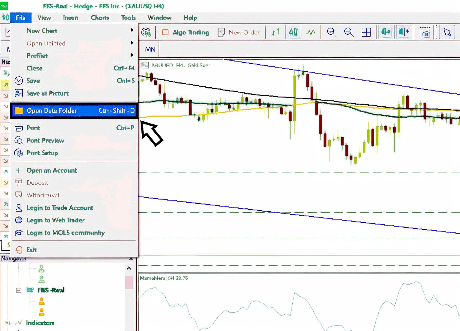 Como Adicionar Indicadores no MetaTrader 5: Guia Definitivo 2 Como Adicionar Indicadores no MetaTrader 5