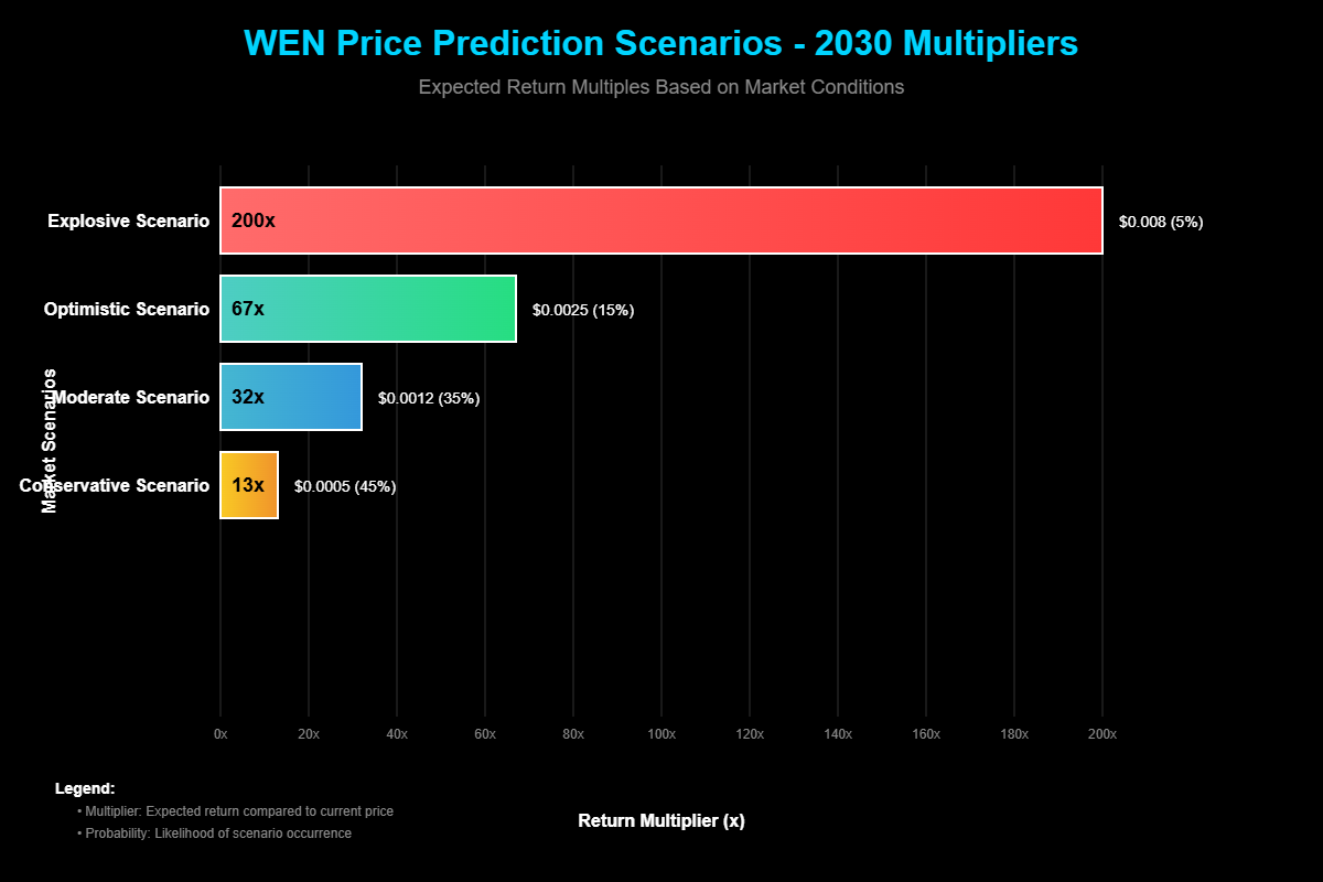 Previsão de Preços Wen (WEN) Para 2030 1 Previsões Técnicas: Cenários Realistas Para 2030