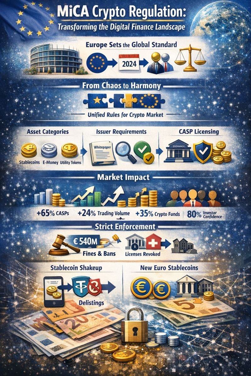 Impacto da Regulação MiCA nas Criptomoedas 1 Impacto da Regulação MiCA nas Criptomoedas